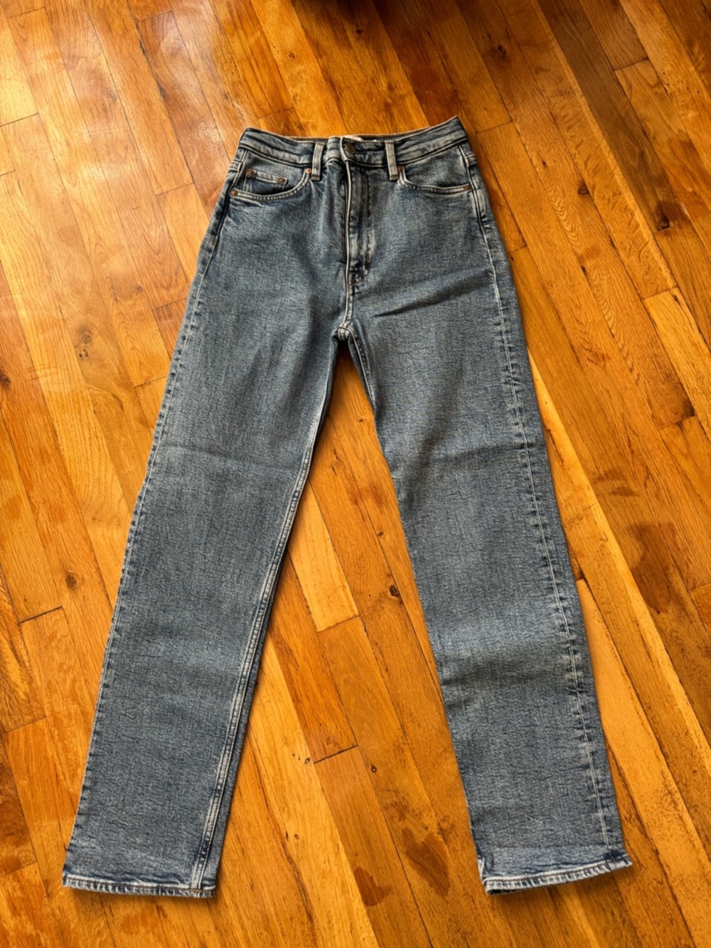 & Other Stories Straight Leg Jeans – Light Blue – High Rise – Size 26